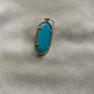 Kendra Scott torquoise  and Gold Elle single earring